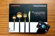 Box Of EazyDiner IndusInd Bank Credit Card