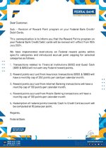 Revision of Reward Point program on your Federal Bank Credit Debit Cards.jpg