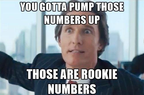 Those Are Rookie Numbers | Know Your Meme