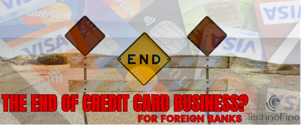 End of credit card business